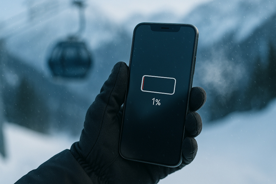 為何雪地中手機常常沒電？